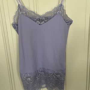 Lavender lace camisole